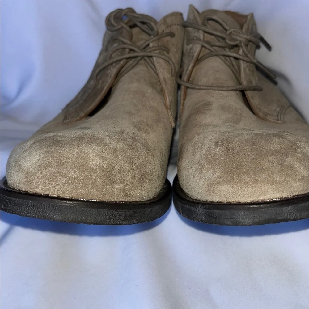 Flag Ltd Men's Tan Suede Chukka Boots